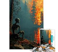 Rompecabezas para Adolescentes de 1000 Piezas Rompecabezas para Adolescentes solitarios Juguete Decorativo para la Pared Decoración Desafío Educativo (Tamaño 38x26cm)
