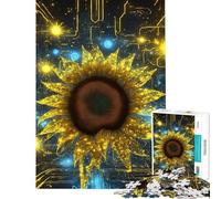 Rompecabezas para Adolescentes de 1000 Piezas Rompecabezas Quantum Bloom para Adultos Juegos Divertidos para aliviar el estrés cumpleaños (tamaño 38x26cm)