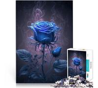 Rompecabezas para Adolescentes de 1000 Piezas Rosa Azul Alivia el estrés Vacaciones en casa Matar el Tiempo Buen Regalo 38x26cm