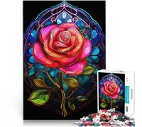 Rompecabezas para Adolescentes de 1000 Piezas Rosa Una sinfonía en Color Aprendizaje Educativo Juguetes de decoración del hogar 38x26cm