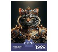 Rompecabezas para Adolescentes De 1000 Piezas Royal Cat Armor Set Rompecabezas para Adolescentes Juegos Relajantes Decoración Perfecta Regalos De Cumpleaños Y Únicos 52x38cm/1000pcs