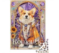 Rompecabezas para Adolescentes De 1000 Piezas Royal Corgi Art Print Rompecabezas para Adultos Juguetes Antiestrés Decoración De Pared Interacción Entre Padres E Hijos 52x38cm/1000pcs