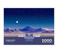Rompecabezas para Adolescentes De 1000 Piezas Salar De Uyuni, Bolivia at Night Rompecabezas Juego De Ingenio Análisis Y Lógica Actividades Divertidas En Casa 52x38cm/1000pcs