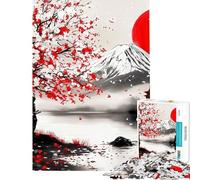 Rompecabezas para Adolescentes de 1000 Piezas Samurai Serenity Rompecabezas pacífico para Adultos Juego práctico para divertirse en Familia difícil y desafiante (tamaño 38x52cm)