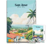 Rompecabezas para Adolescentes de 1000 Piezas, San José, Costa Rica, Juegos Familiares, decoración del hogar, Regalos de cumpleaños, tamaño 38x52cm