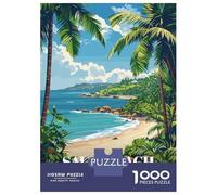 Rompecabezas para Adolescentes De 1000 Piezas Saud Beach Philippines Tropical Paradise Rompecabezas para Adultos Juego De Ingenio Aliviador del Estrés 70x50cm/1000pcs