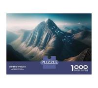Rompecabezas para Adolescentes De 1000 Piezas Scenic Mountain Range View Rompecabezas para Adultos Juego Práctico Que Mejora La Memoria Interacción Entre Padres E Hijos 70x50cm/1000pcs