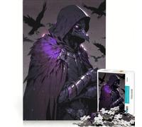 Rompecabezas para Adolescentes de 1000 Piezas Señor Cuervo Asesino decoración de Pared difícil y desafiante Regalo de Juego desafiante 38x26cm
