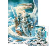 Rompecabezas para Adolescentes de 1000 Piezas Señor Dragón de Invierno Difícil y desafiante Regalo de cumpleaños Juego Educativo para Mayores de 14 años Juego de Rompecabezas Incluido (38x52cm)