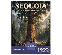 Rompecabezas para Adolescentes De 1000 Piezas Sequoia National Park Vintage Rompecabezas para Adultos Juego Familiar Pero Divertido Y Humorístico Actividades Divertidas En Casa 70x50cm/1000pcs
