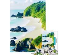 Rompecabezas para Adolescentes de 1000 Piezas Serenidad Junto al mar Juego desafiante Juguetes para Toda la Familia Mejora la Memoria Regalos de Amigo Invisible (tamaño 50x75cm)