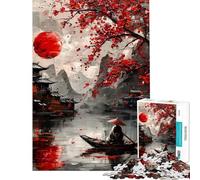 Rompecabezas para Adolescentes de 1000 Piezas Serenidad y Tranquilidad Rompecabezas para Adultos Juegos Divertidos para aliviar el estrés cumpleaños (Tamaño 38x52cm)