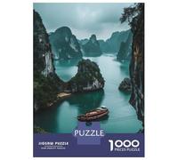 Rompecabezas para Adolescentes De 1000 Piezas Serenity at Ha Long Bay Rompecabezas para Adultos Juguete Decoración De Pared Regalo De Cumpleaños Regalos Y Cumpleaños Únicos 52x38cm/1000pcs