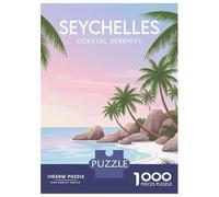 Rompecabezas para Adolescentes De 1000 Piezas Seychelles Coastal Serenity Rompecabezas Juegos Relajantes Pero Divertidos Y Humorísticos Cumpleaños 70x50cm/1000pcs