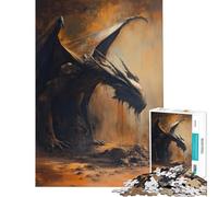 Rompecabezas para Adolescentes de 1000 Piezas Shadow of Decay Juego desafiante Juguete para ejercitar la Mente Juego difícil excelente Regalo y Juguete (tamaño 50x75cm)