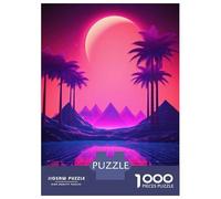 Rompecabezas para Adolescentes De 1000 Piezas Shining Ascents Synthwave Rompecabezas para Adultos Juguete Decoración De Pared Regalo De Cumpleaños Regalos Y Cumpleaños Únicos 70x50cm/1000pcs