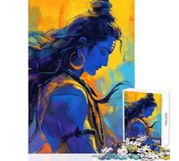 Rompecabezas para Adolescentes de 1000 Piezas Shiva The Dreamer Juguete Educativo Gran Regalo y Juego Familiar Adecuado para decoración de Escritorio tamaño 50x75cm