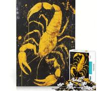 Rompecabezas para Adolescentes de 1000 Piezas Signo Zodiacal Escorpio Juego práctico para Relajarse intelectualmente Regalo de cumpleaños Regalos 38x26cm