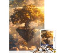 Rompecabezas para Adolescentes de 1000 Piezas: Sky Garden of Helios Juguete Educativo Regalo de cumpleaños Juegos Divertidos con póster a Juego y Hoja de Trivia tamaño 50x75cm