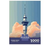 Rompecabezas para Adolescentes De 1000 Piezas Sky Tower New Zealand Rompecabezas DIY Juguetes Vacaciones En Casa Matar El Tiempo Cumpleaños Y Navidad 38x26cm/1000pcs