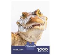 Rompecabezas para Adolescentes De 1000 Piezas Smiling Crocodile Selfie Rompecabezas para Adultos Juegos Relajantes Análisis Y Lógica Difícil Y Desafiante 38x26cm/1000pcs