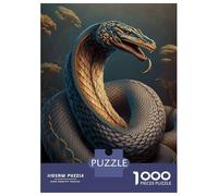 Rompecabezas para Adolescentes De 1000 Piezas Snake Wild Life Rompecabezas para Adolescentes Juegos Relajantes Regalo De Cumpleaños Gran Regalo para Jugar 70x50cm/1000pcs