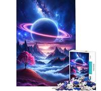 Rompecabezas para Adolescentes de 1000 Piezas Soledad Celestial Actividades Divertidas en casa para Toda la Familia Juegos Familiares para Mayores de 14 años (38x26cm)