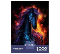 Rompecabezas para Adolescentes De 1000 Piezas Space Horse Galaxy Rompecabezas para Adultos Juego De Ingenio para Mejorar La Memoria Actividades Divertidas En Casa 52x38cm/1000pcs