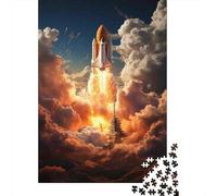 Rompecabezas para Adolescentes De 1000 Piezas Space Shuttle Launch Rompecabezas para Adultos Juegos Relajantes Regalos De Cumpleaños para Amigos Y Familiares 70x50cm/1000pcs