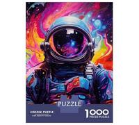 Rompecabezas para Adolescentes De 1000 Piezas Space Walk Rompecabezas para Adultos Juguete Decoración De Pared Carrera De Velocidad Manual Desafío Educativo 70x50cm/1000pcs