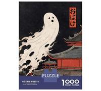 Rompecabezas para Adolescentes De 1000 Piezas Spooky Ghost Yurei Obake Rompecabezas para Adultos Juego De Ingenio para Mejorar La Memoria Actividades Divertidas En Casa 52x38cm/1000pcs