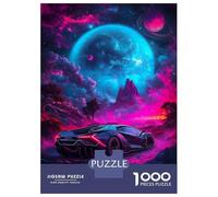 Rompecabezas para Adolescentes De 1000 Piezas Sports Car in Space Rompecabezas para Adultos Juego Práctico Pero Divertido Y Humorístico Regalo De Cumpleaños, Regalos, 70x50cm/1000pcs