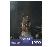 Rompecabezas para Adolescentes De 1000 Piezas Squirrel Hiding in The Woods Rompecabezas para Adultos Juegos Relajantes Mejora La Memoria Desafiante De Completar 38x26cm/1000pcs