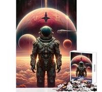 Rompecabezas para Adolescentes de 1000 Piezas: Starman un Viaje Espacial Juguete Educativo Regalo para cumpleaños Juegos Divertidos con póster a Juego y Hoja de Trivia tamaño 38x52cm