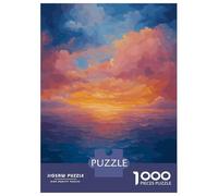 Rompecabezas para Adolescentes De 1000 Piezas Starry Night Village Rompecabezas para Adultos Juguetes Antiestrés Arte De Pared Regalos De Cumpleaños Y Únicos 38x26cm/1000pcs