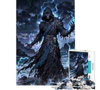 Rompecabezas para Adolescentes de 1000 Piezas Storm Reaper︰ Wrath of The Abyssal Tide Difícil y desafiante Regalo de cumpleaños Juego Educativo para Mayores de 14 años Juego de Rompecabezas 38x26cm