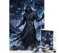 Rompecabezas para Adolescentes de 1000 Piezas Storm Reaper︰ Wrath of The Abyssal Tide Juguetes antiestrés Ideas de Regalo Juegos Familiares Adecuado para decoración de Escritorio tamaño 38x26cm