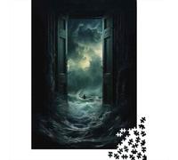 Rompecabezas para Adolescentes De 1000 Piezas Stormy Doorway Adventure Rompecabezas DIY Juguetes Vacaciones En Casa Matar El Tiempo Cumpleaños Y Navidad 38x26cm/1000pcs