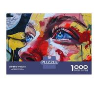Rompecabezas para Adolescentes De 1000 Piezas Street Art Graffiti Painting-2 Rompecabezas para Adultos Juguete Decoración De Pared Corte De Precisión para Cumpleaños, Navidad 70x50cm/1000pcs