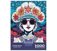 Rompecabezas para Adolescentes De 1000 Piezas Stylish and Powerful Woman Rompecabezas para Adolescentes Juegos Relajantes para La Diversión Familiar Juego Desafiante Regalos 70x50cm/1000pcs