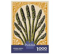 Rompecabezas para Adolescentes De 1000 Piezas Stylized Asparagus Bunch Rompecabezas para Adultos Juegos Relajantes Regalos De Cumpleaños para Amigos Y Familiares 38x26cm/1000pcs