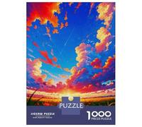 Rompecabezas para Adolescentes De 1000 Piezas Sunset Anime Rompecabezas para Adultos Juguetes Antiestrés Regalo De Cumpleaños para Cumpleaños, Navidad 38x26cm/1000pcs