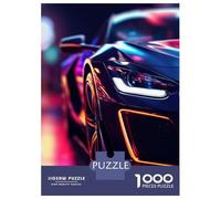 Rompecabezas para Adolescentes De 1000 Piezas Super Car Rompecabezas para Adultos Juguete Decoración De Pared Carrera De Velocidad Manual Desafío Educativo 70x50cm/1000pcs