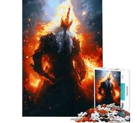 Rompecabezas para Adolescentes de 1000 Piezas Svarog Dios eslavo Ideal para cumpleaños y Navidad Decoración Juego Imposible para Mayores de 14 años (38x26cm)