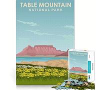 Rompecabezas para adolescentes de 1000 piezas Table Mountain Parque Nacional de Australia Meridional corte preciso diversión resolución de problemas diversión relajación tiempo de diversión exhibición