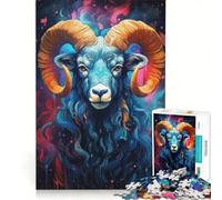 Rompecabezas para Adolescentes de 1000 Piezas, temática cósmica - Aries, Juegos relajantes, decoración de Pared, Regalos para Amigos y Familiares 50x75cm