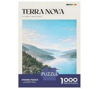 Rompecabezas para Adolescentes De 1000 Piezas Terra Nova Landscape Rompecabezas DIY Juguetes Vacaciones En Casa Matar El Tiempo Cumpleaños Y Navidad 38x26cm/1000pcs