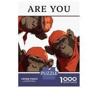 Rompecabezas para Adolescentes De 1000 Piezas The Chimps Serious Bathroom Query Rompecabezas para Adultos Juegos Relajantes Mejora La Memoria Desafiante De Completar 38x26cm/1000pcs