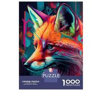 Rompecabezas para Adolescentes De 1000 Piezas The Clever Fox Rompecabezas para Adultos Juegos Relajantes Análisis Y Lógica Cumpleaños 70x50cm/1000pcs