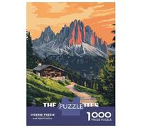 Rompecabezas para Adolescentes De 1000 Piezas The Dolomites Alta Via 1, Italy Rompecabezas DIY Juguetes Vacaciones En Casa Matar El Tiempo Cumpleaños Y Navidad 70x50cm/1000pcs
